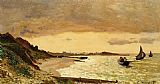 Claude Monet The Coast at Sainte-Adresse painting